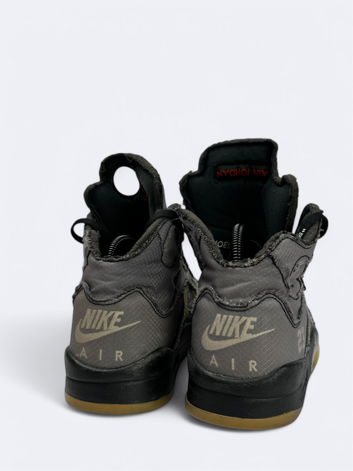 Off-White x Air Jordan 5 "Black" - 42,5 Casual Area