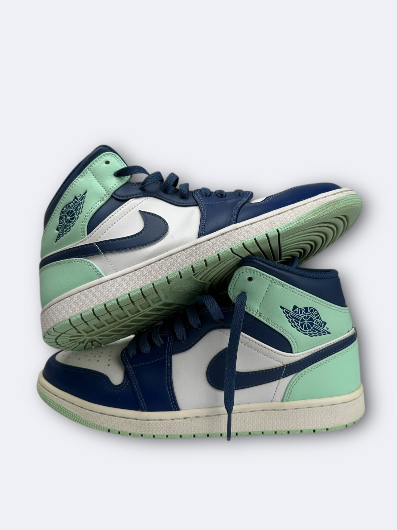 Air Jordan 1 Mid Blue Mint - 45 Casual Area