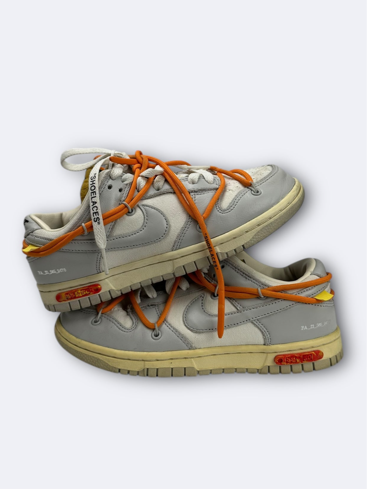 Off-White x Nike Dunk Low Lot 44/50 - 36,5 Casual Area