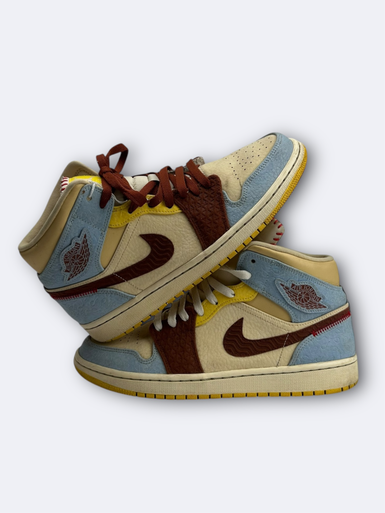 Maison Château Rouge x Air Jordan 1 Mid "Fearless" - 43 Casual Area