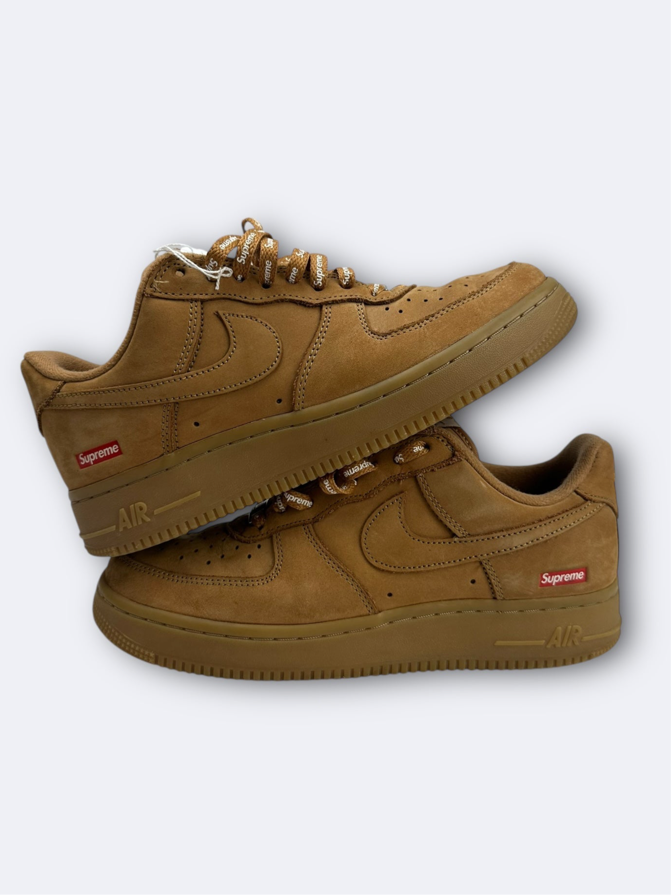 Supreme x Nike Air Force 1 "Box Logo Wheat" - 40,5 Casual Area