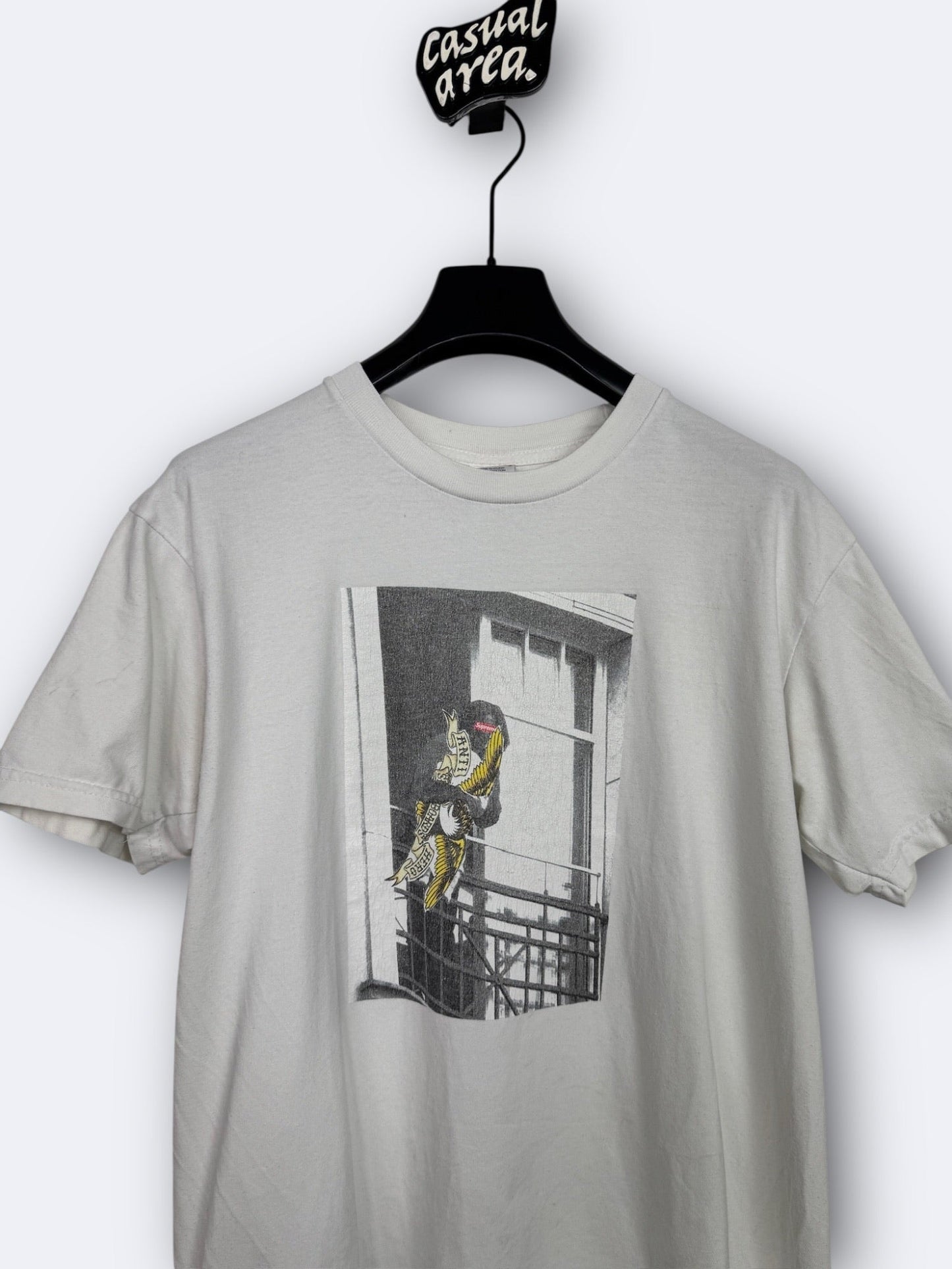 Tee-shirt Supreme x Anti Hero "Balcony Tee" - M Casual Area