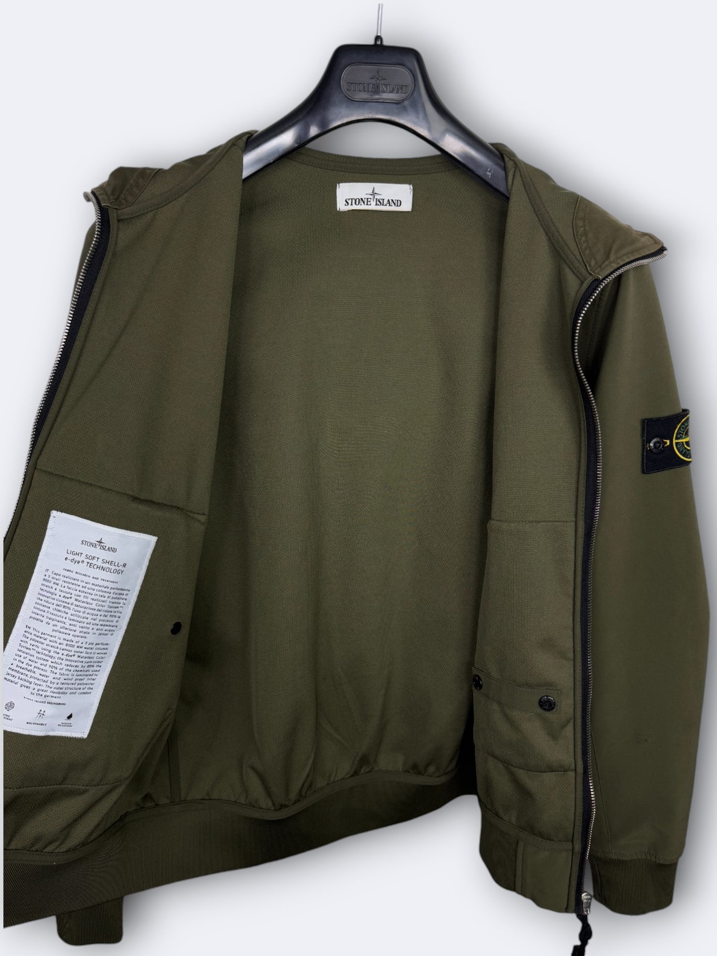 Light Soft Shell-R e-dye Technology Stone Island - S Casual Area