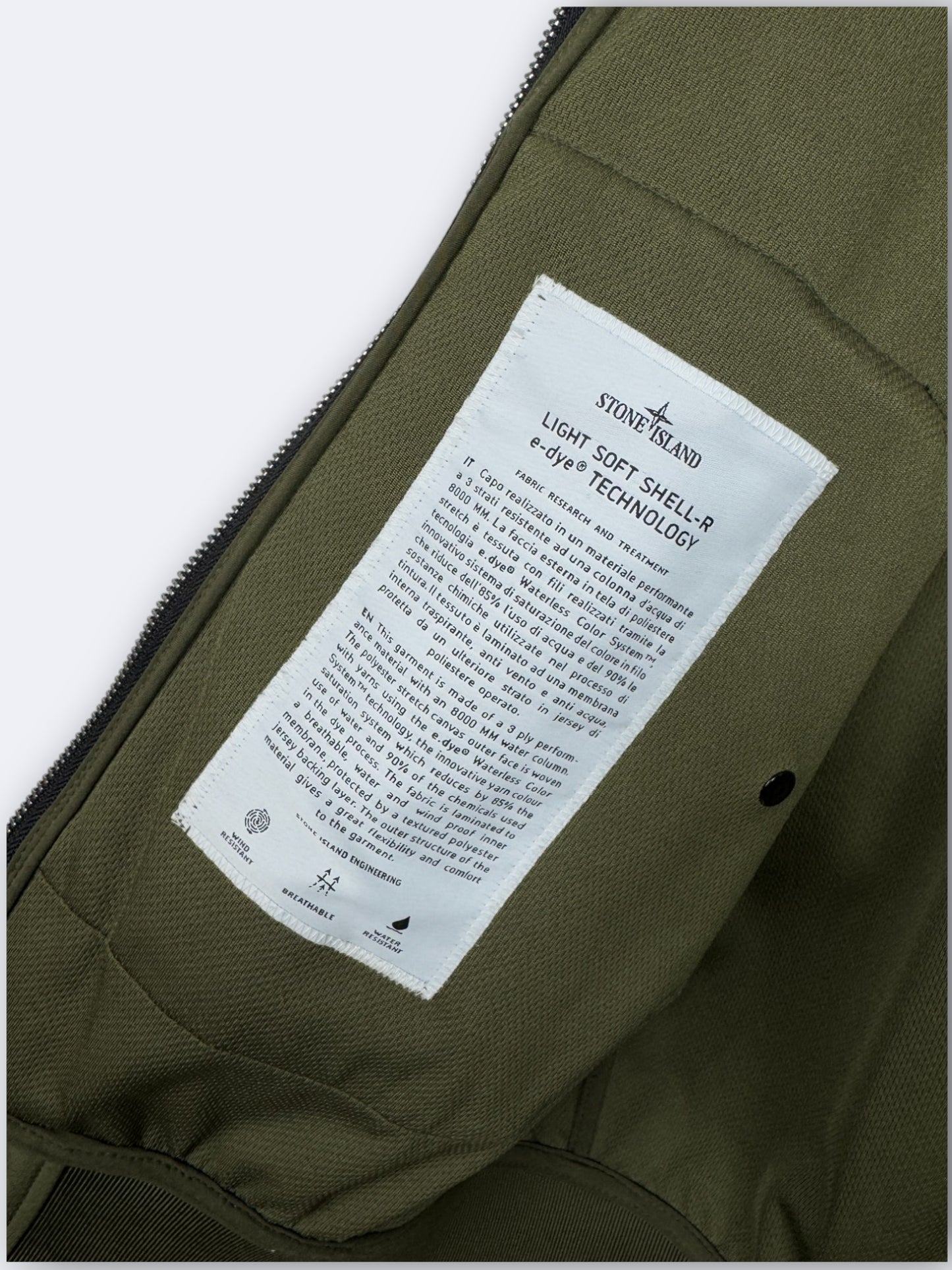 Light Soft Shell-R e-dye Technology Stone Island - S Casual Area