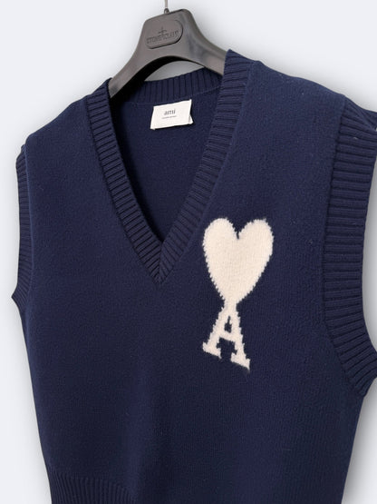 Cardigan sans manches "Ami de cœur" Ami Paris - L Casual Area