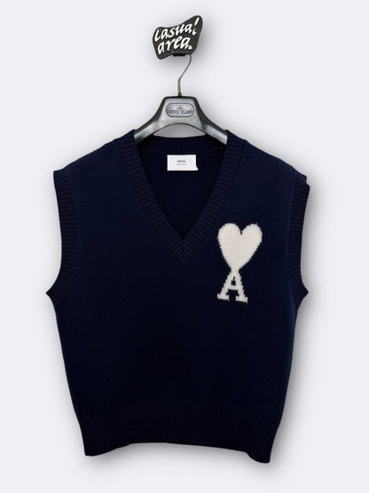 Cardigan sans manches "Ami de cœur" Ami Paris - L Casual Area