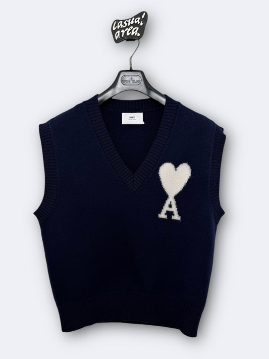 Cardigan sans manches "Ami de cœur" Ami Paris - L Casual Area