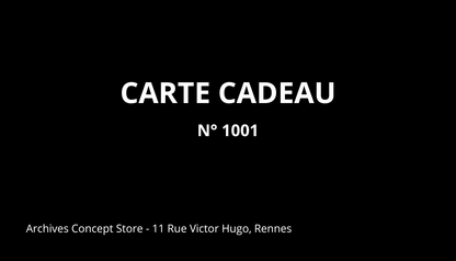 Carte Cadeau Archives Casual Area