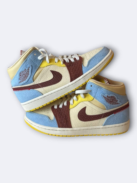 Maison Château Rouge x Air Jordan 1 Mid SE "Fearless" - 44 Casual Area