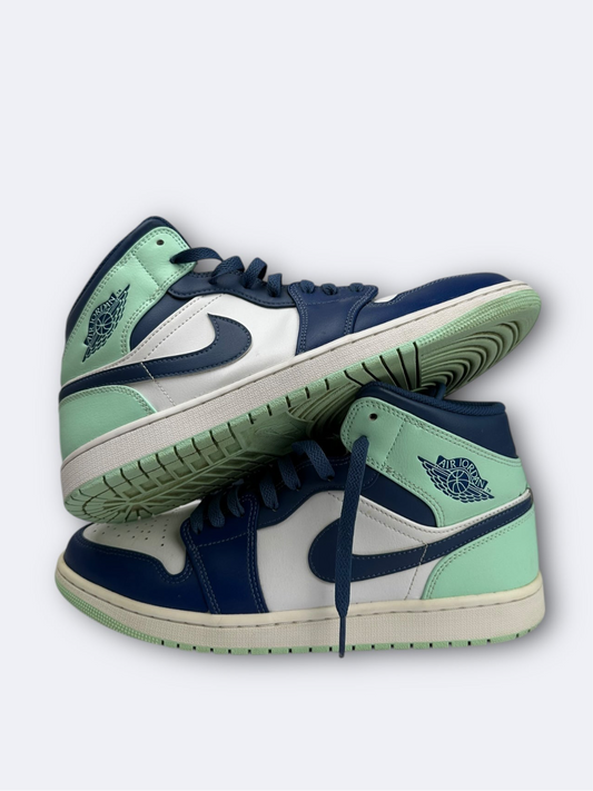 Air Jordan 1 Mid Blue Mint - 45 Casual Area