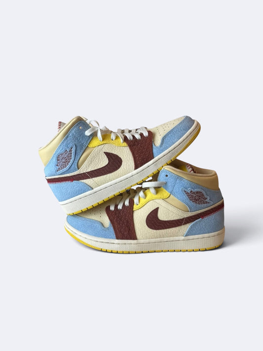 Maison Château Rouge x Air Jordan 1 Mid SE "Fearless" - 44 Casual Area