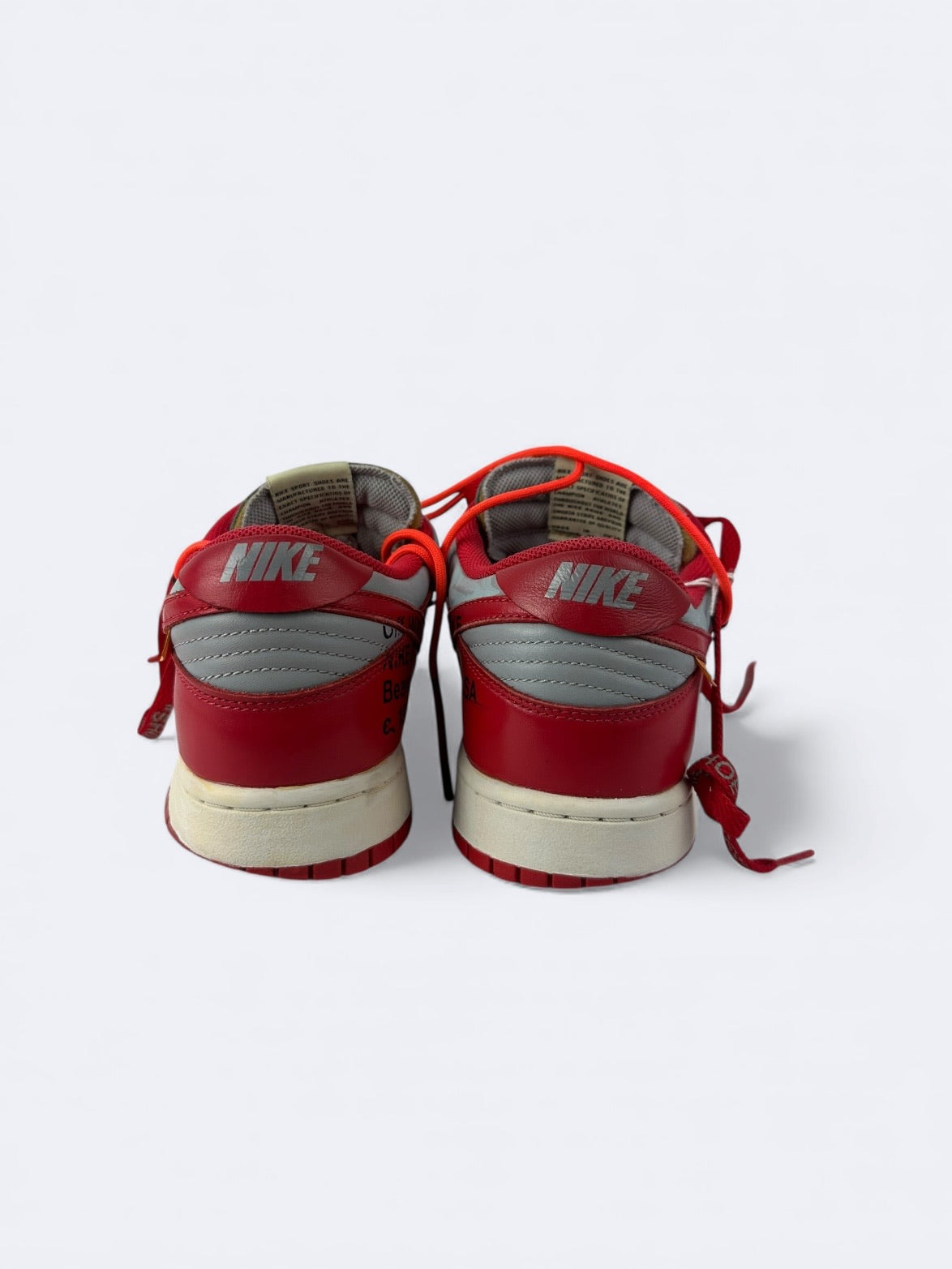 Off-White x Nike Dunk Low "University Red" - 43 Casual Area