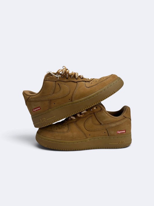 Supreme x Nike Air Force 1 "Box Logo Wheat" - 40,5 Casual Area