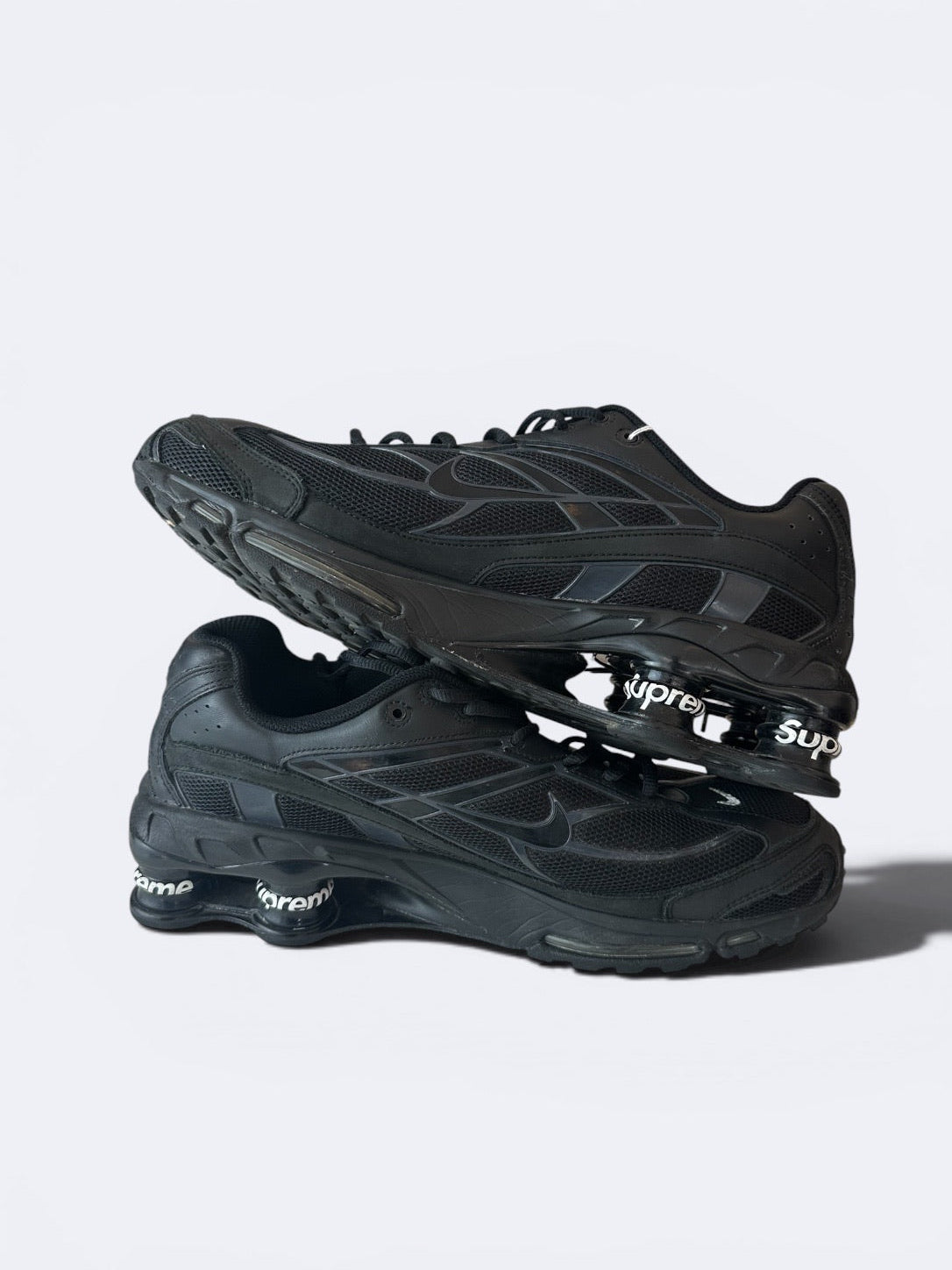 Supreme x Nike Shox Ride 2 SP "Triple Black" - 45 Casual Area