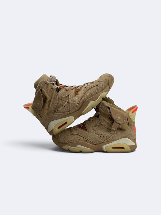 Travis Scott x Air Jordan 6 Retro "British Khaki" - 42.5 Casual Area