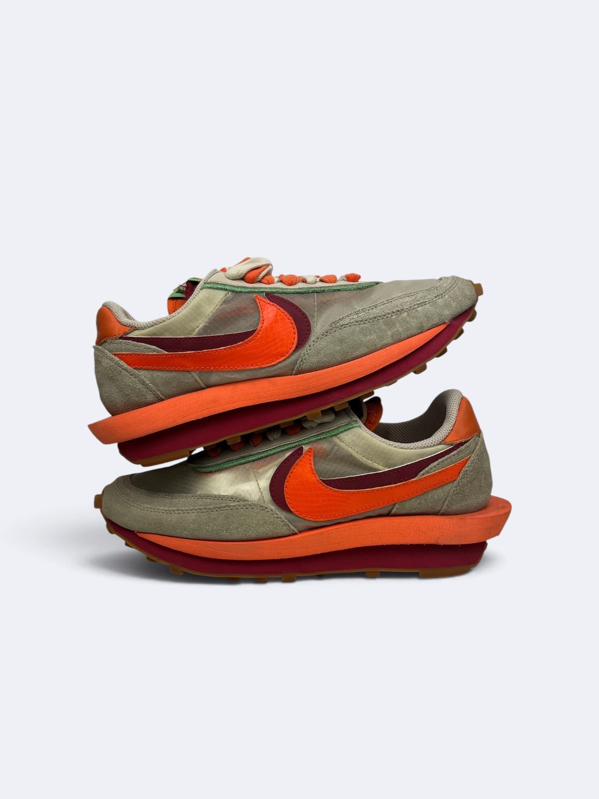 Clot x Sacai x Nike LD Waffle "Kiss Of Death Orange Blaze" - 41 Casual Area