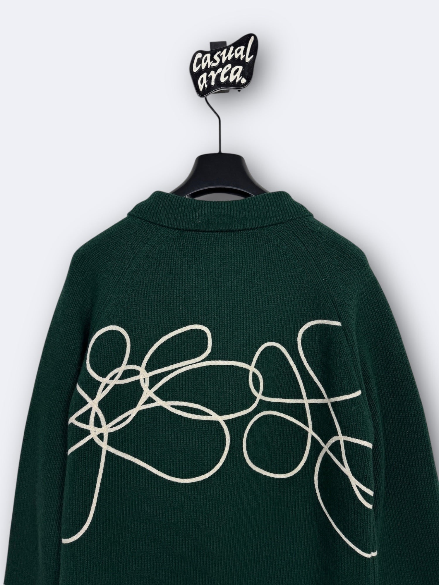 Cardigan Flower Round Knit Arte - M Casual Area