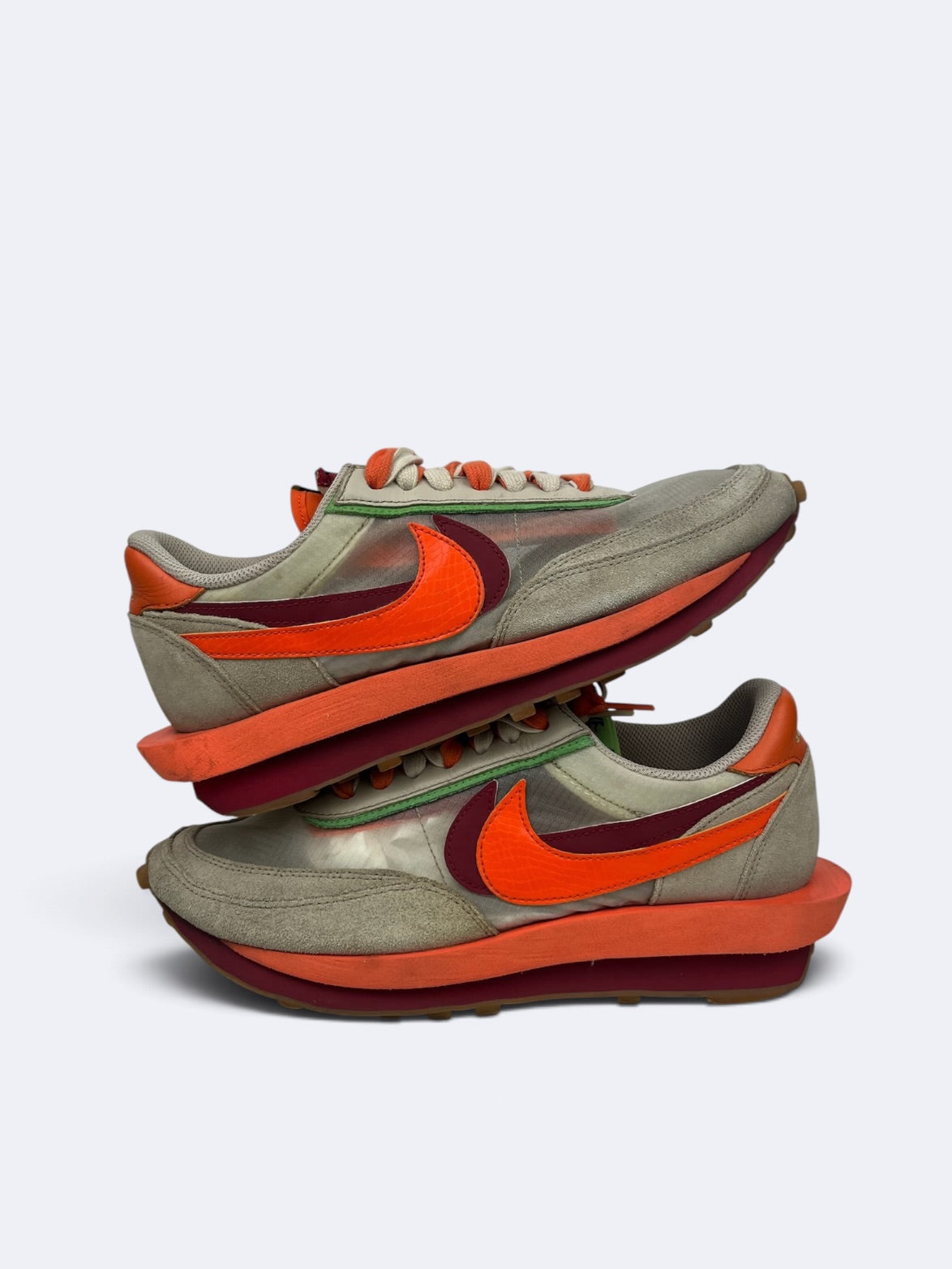 Clot x Sacai x Nike LD Waffle "Kiss Of Death Orange Blaze" - 41 Casual Area