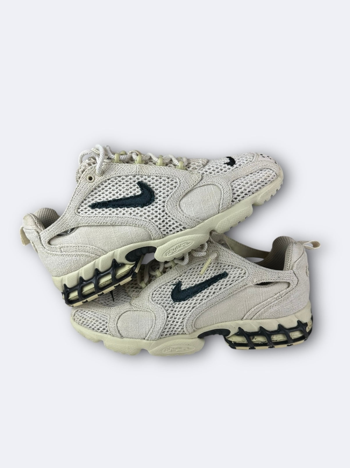 Stussy x Nike Air Zoom Spiridon Cage 2 "Fossil" - 42,5 Casual Area