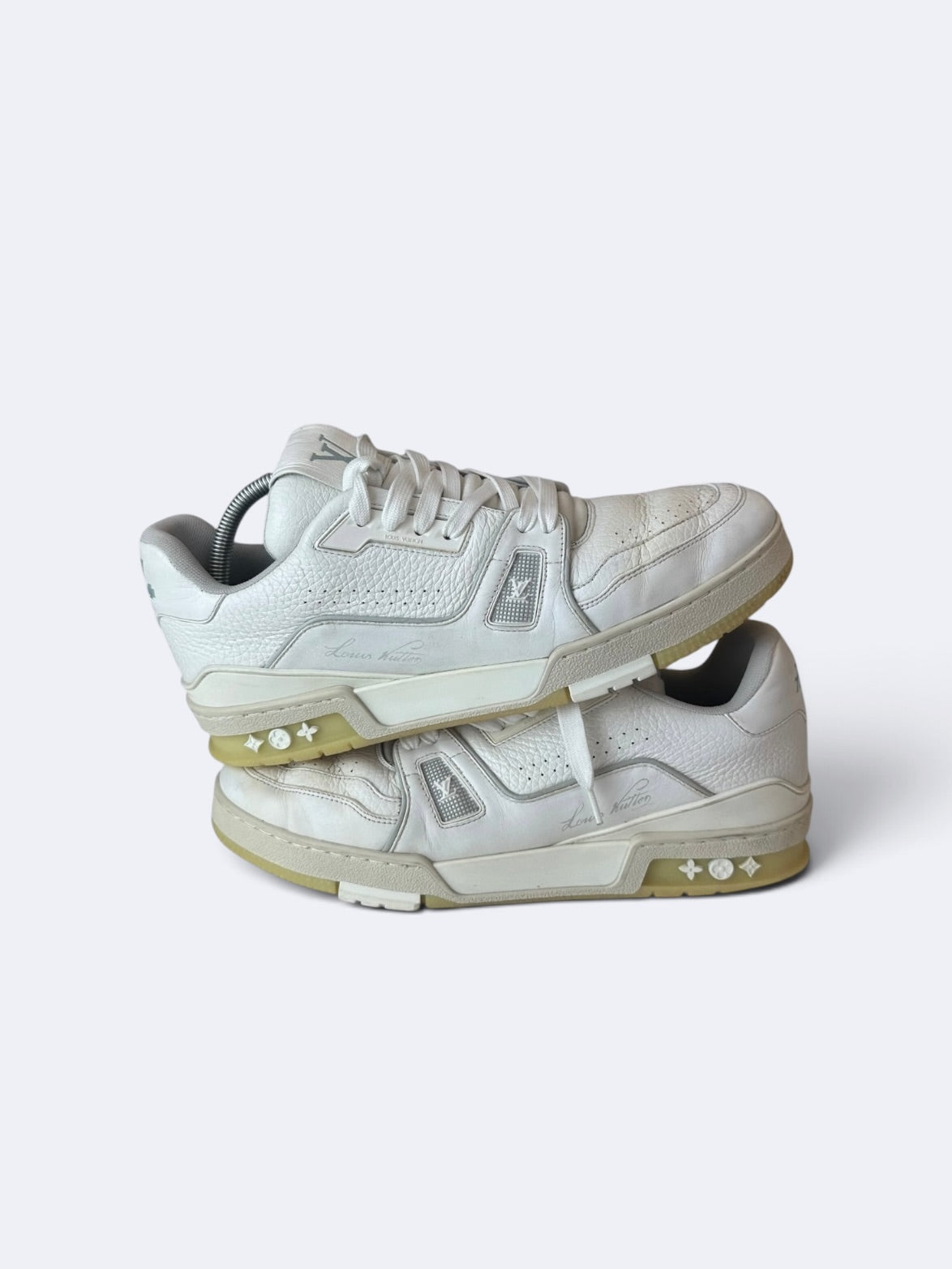 Louis Vuitton LV Trainer Blanc - 43,5 Casual Area