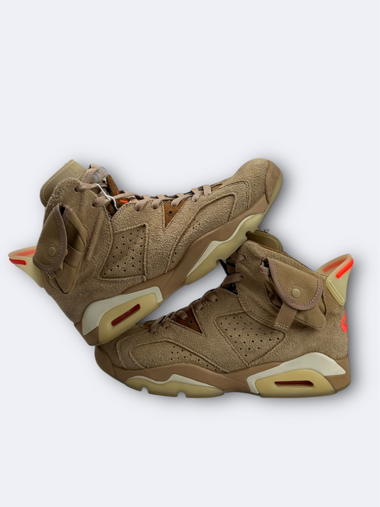 Travis Scott x Air Jordan 6 Retro "British Khaki" - 42.5 Casual Area