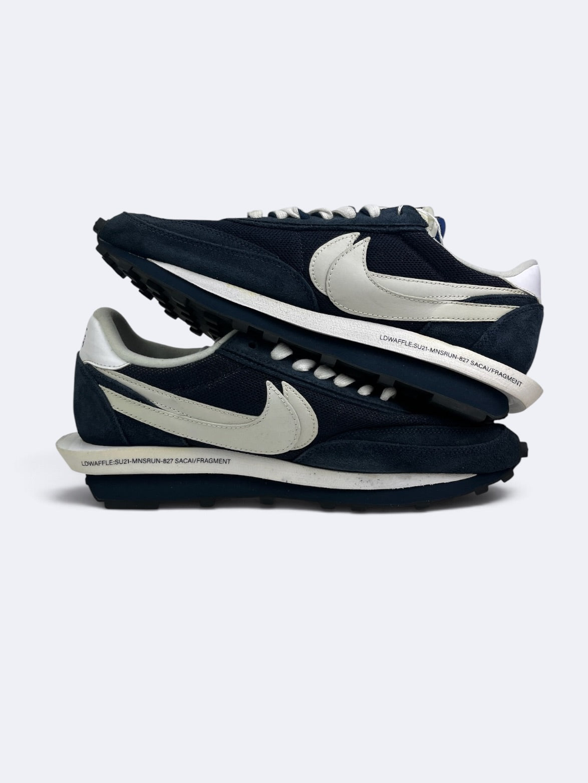 Fragment x Sacai x Nike LD Waffle "Blue Void" - 46 Casual Area